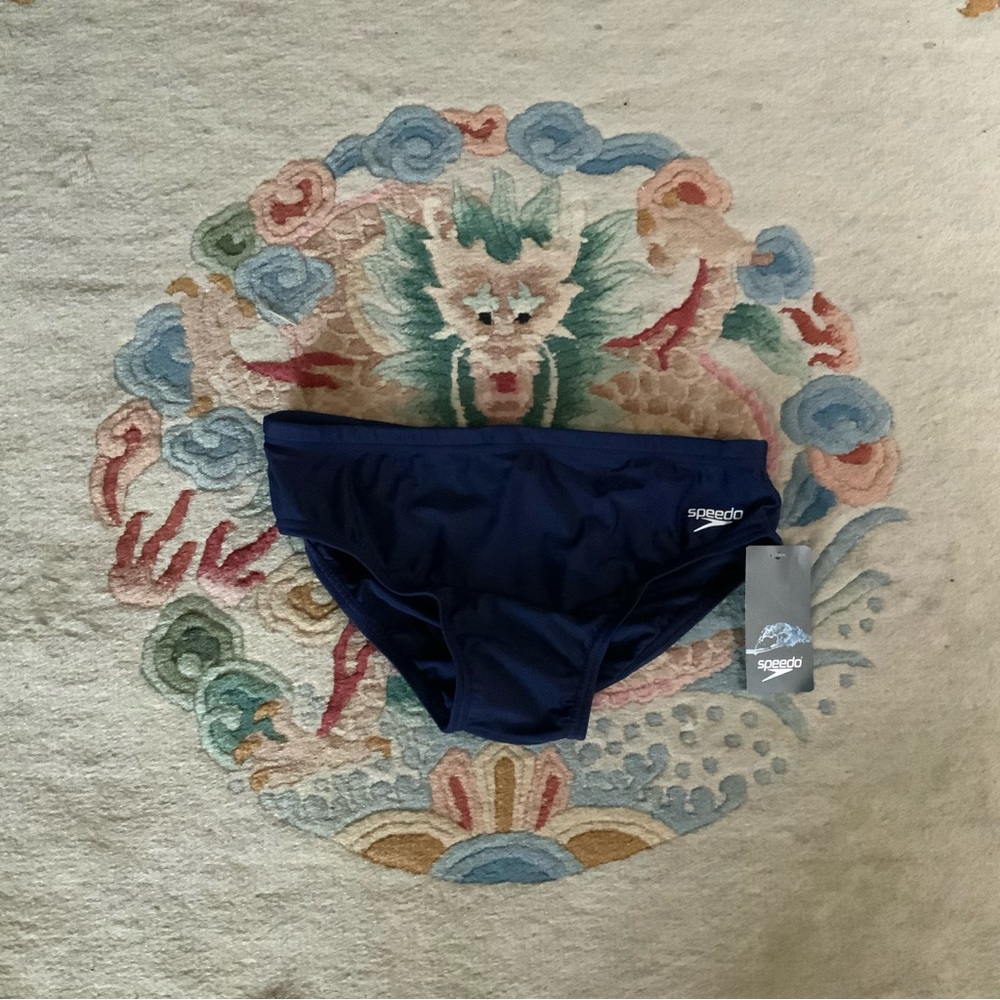 NWT Speedo Power Flex Eco Swim Brief Style 70800 Mens 32